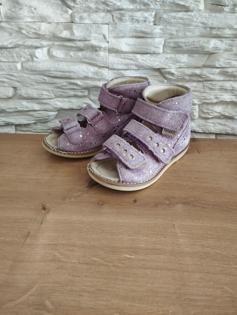 Buty sandały Ameko rozmiar 22 lilac