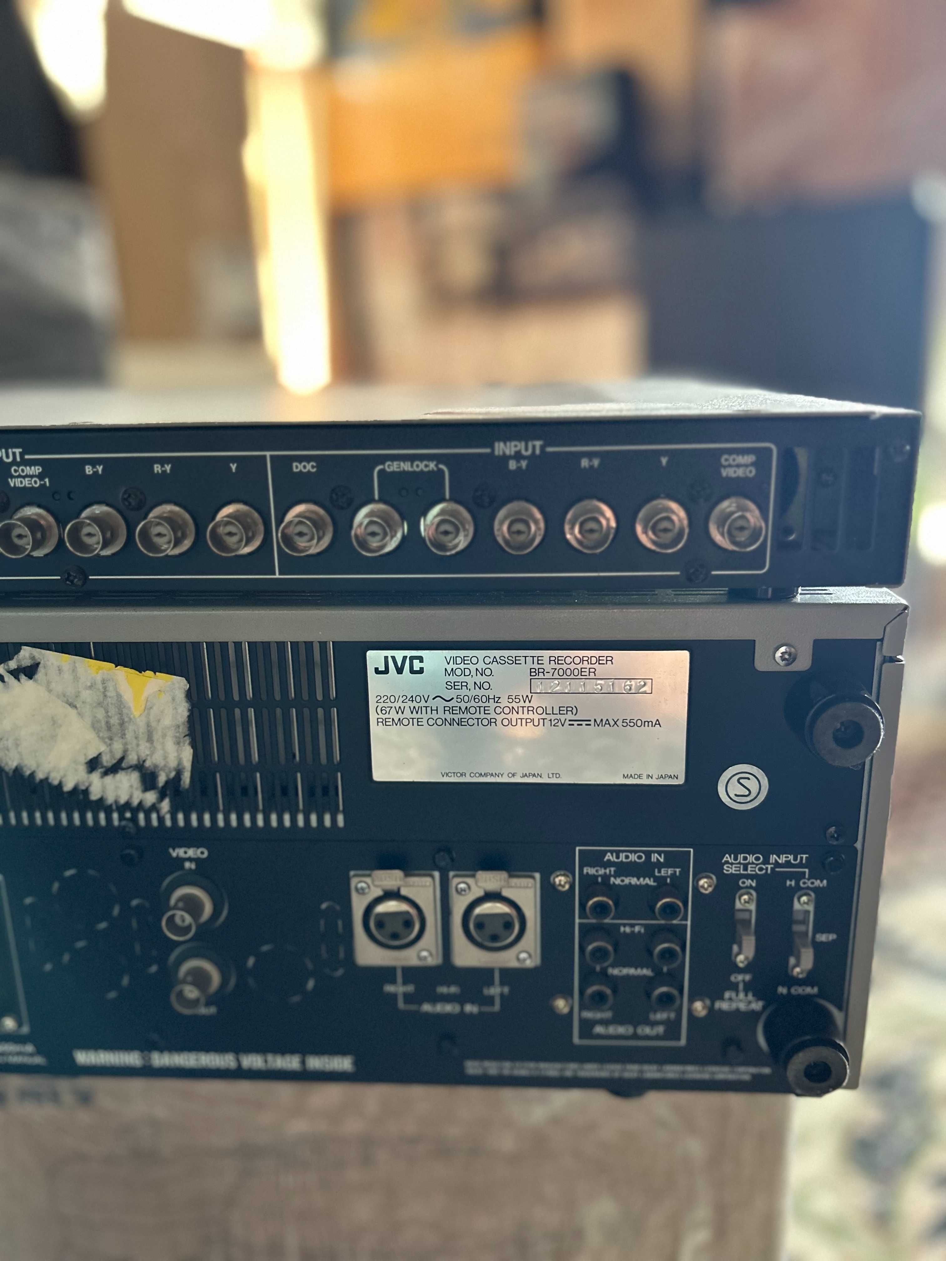 Відеомагнітофон VHS JVC BR-7000ER з Німеччини