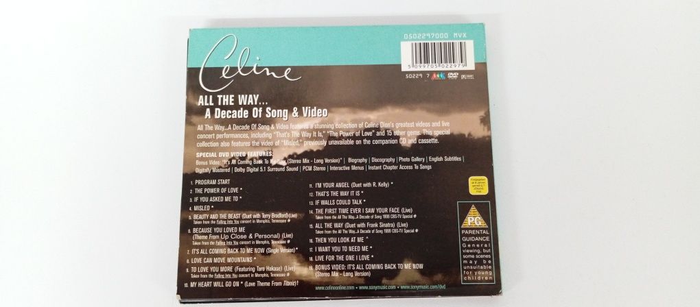 DVD Celine Dion CD David Bisbal