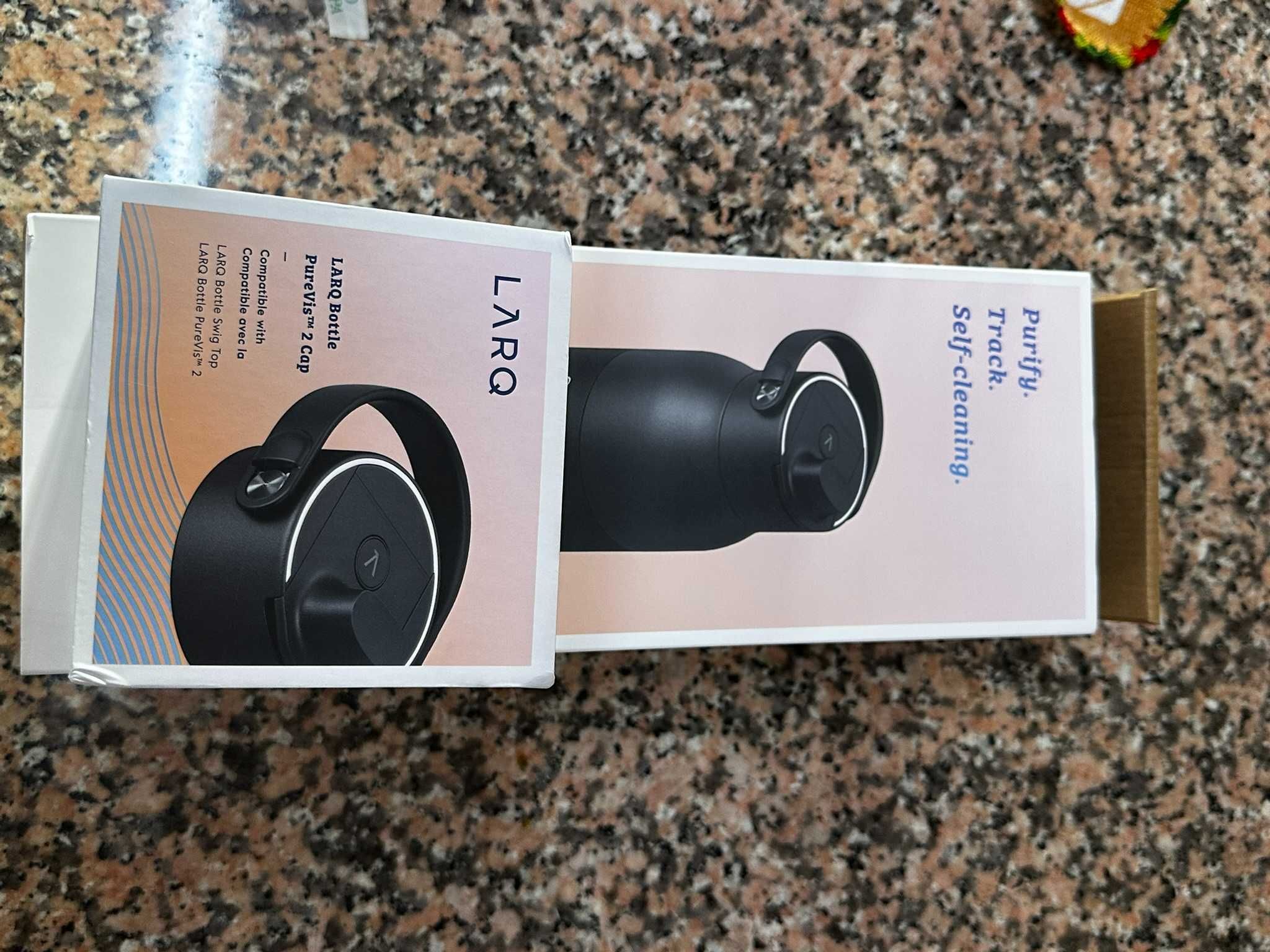 LARQ Bottle PureVis™ 2 - 1 Litro (com tampa nova selada)