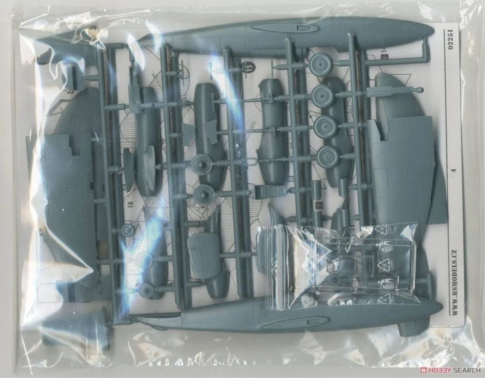RS Models 92251 samolot Heinkel He-280 V2 model 1/72