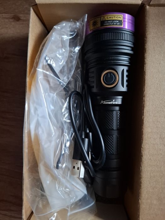 Latarka UV nowe nie używane