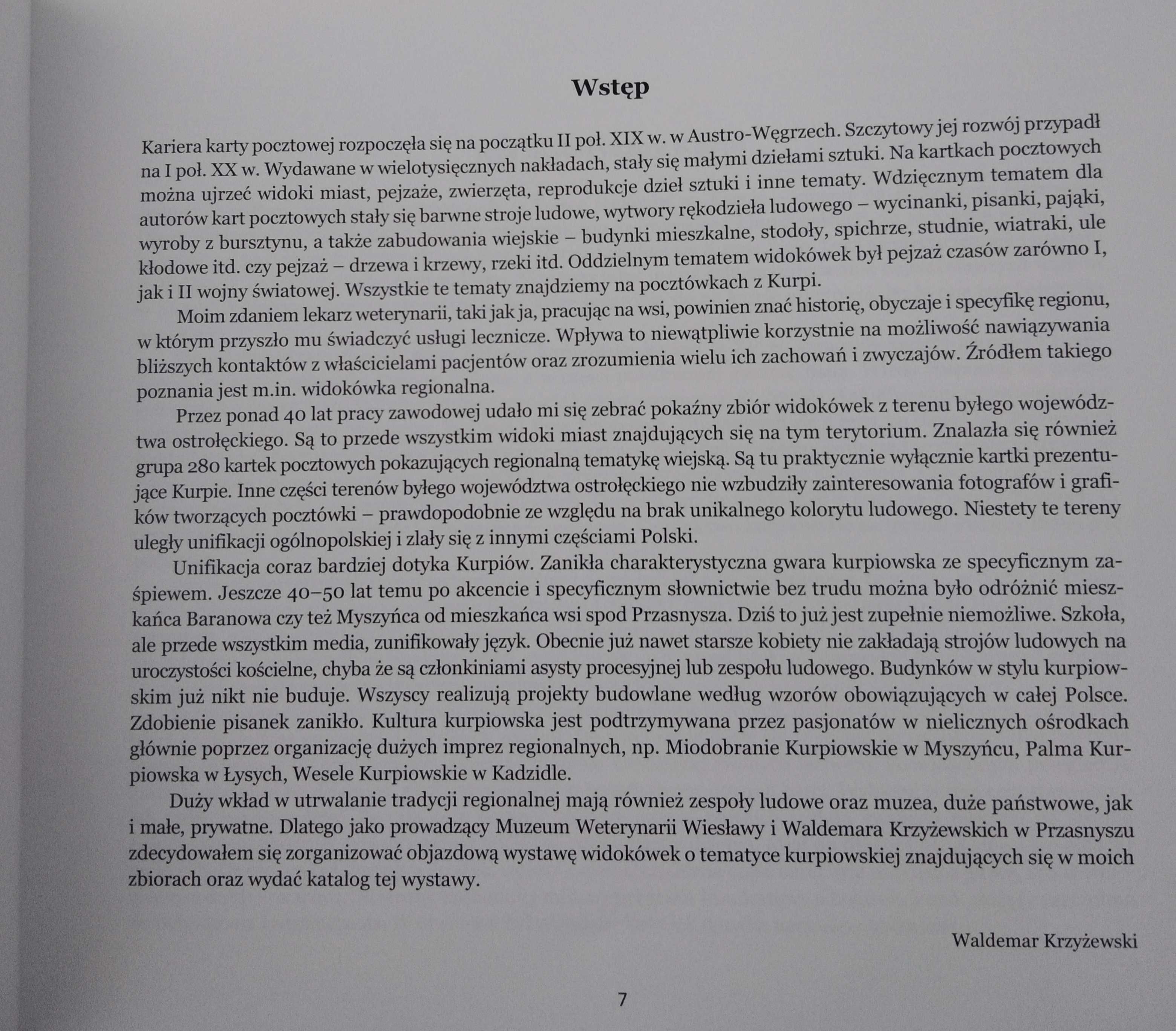 Kurpie na XX wiecznych widokówkach