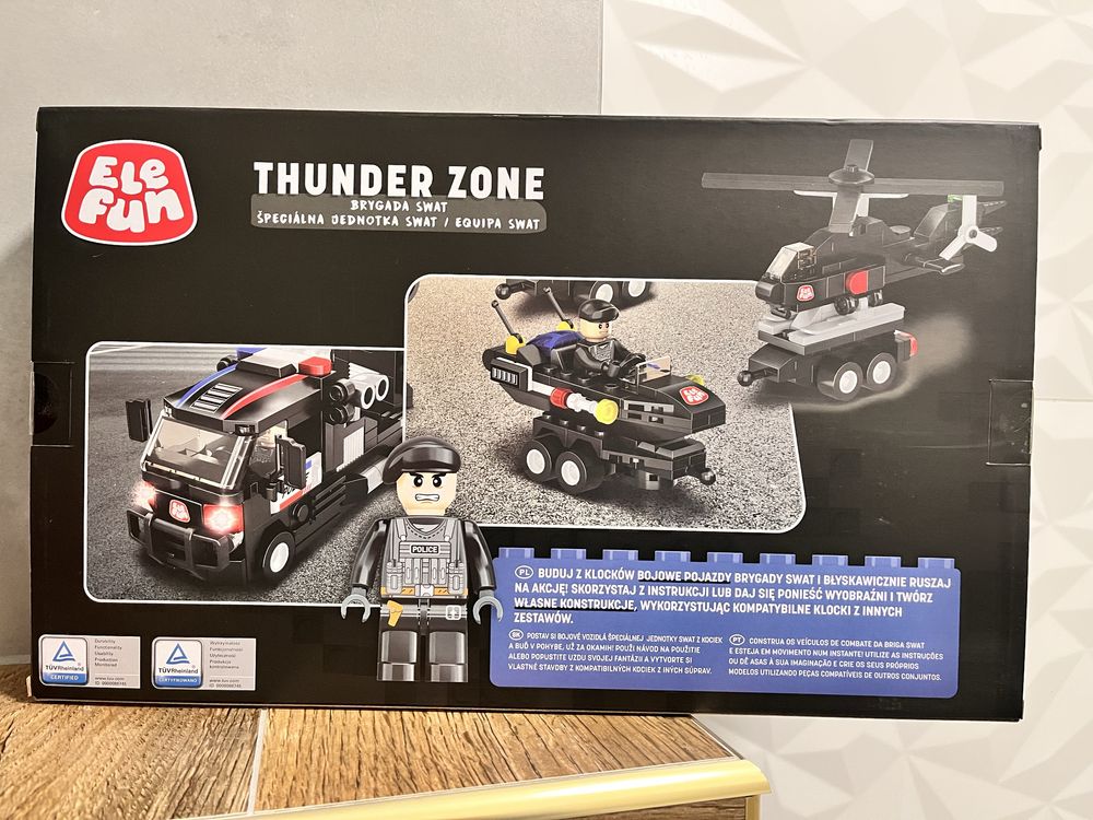 Klocki Elefun Thunder Zone / Brygada SWAT 708 elementów