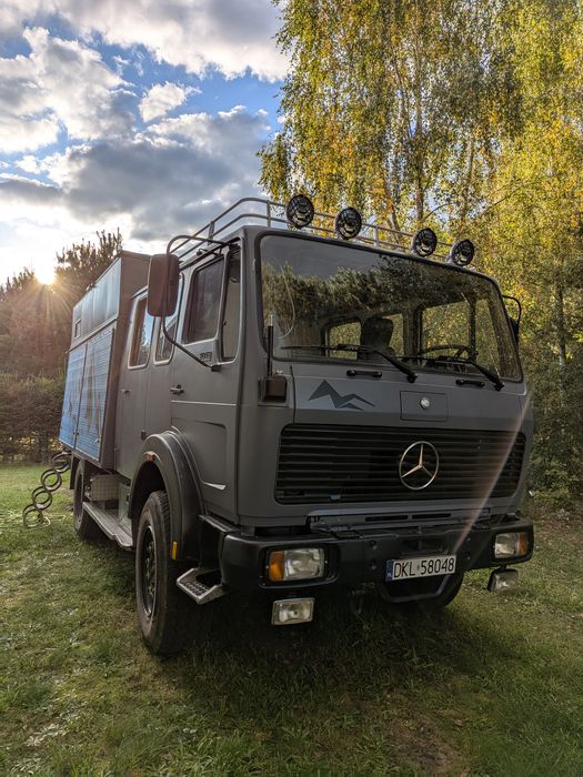 Mercedes 1019 4x4 kamper Niski Przebieg / Vanlife / cieżarówka wyprawo
