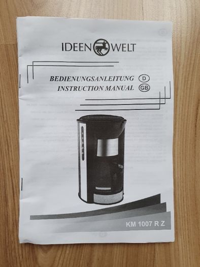 Nowy ekspres przelewowy do kawy z pudełkiem