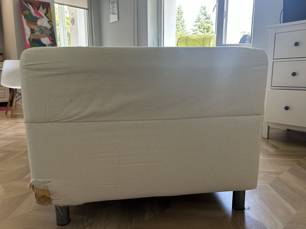 Sofa ikea Klippan bez pokrowca, używana