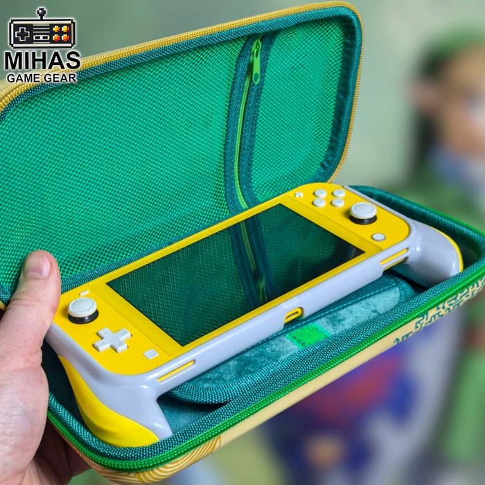 Чохол для Nintendo Switch Набір 4в1 - The Legend of Zelda стіки, скло