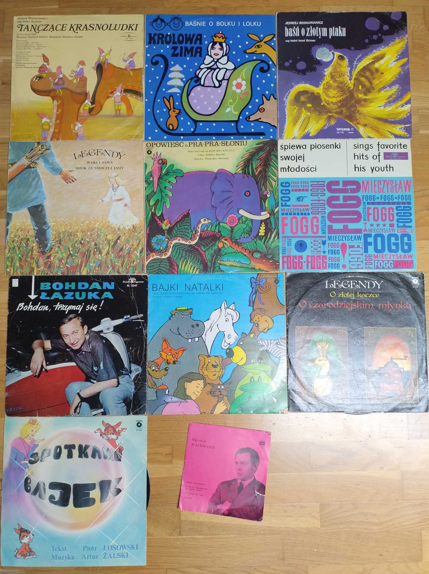 płyty vinylowe vinyle różne bajki gramofon Kukulska Suflera