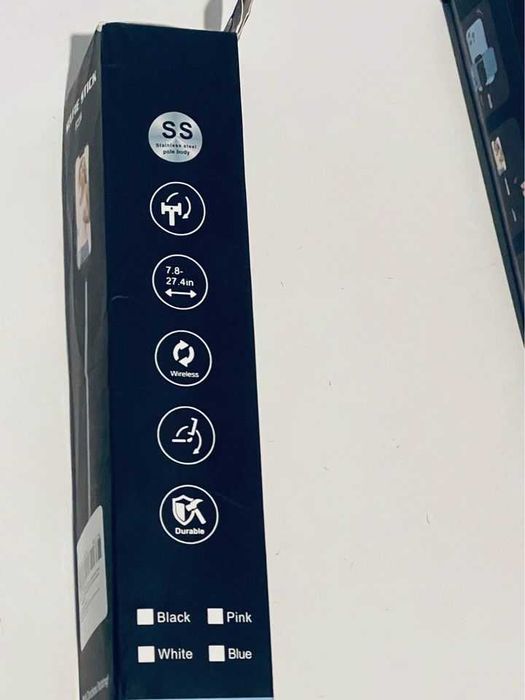 Suporte de self para celular com controle Wi-Fi para fotos e gravações