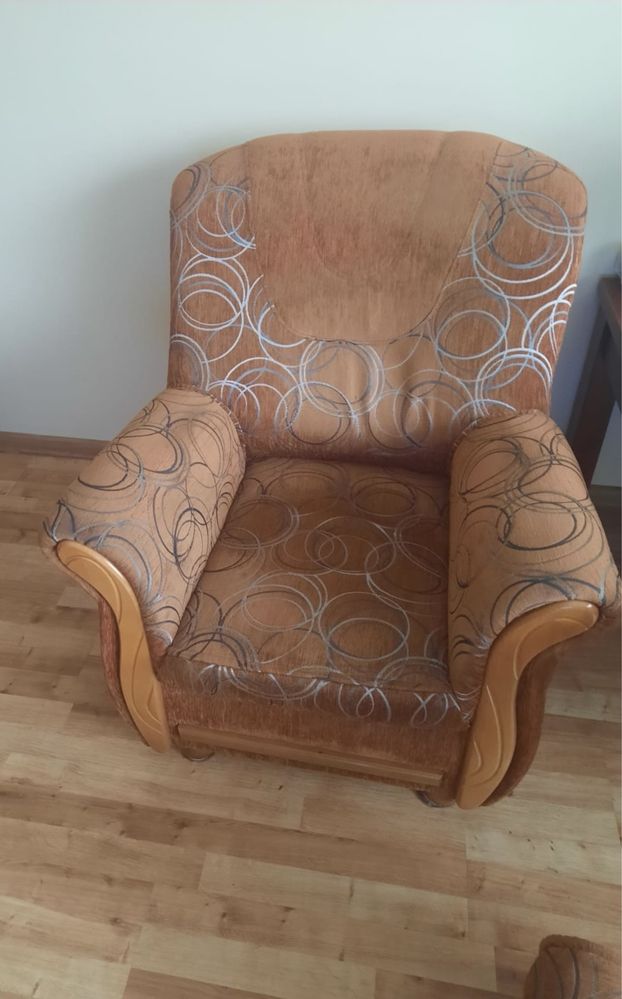Zestaw kanapa i fotele