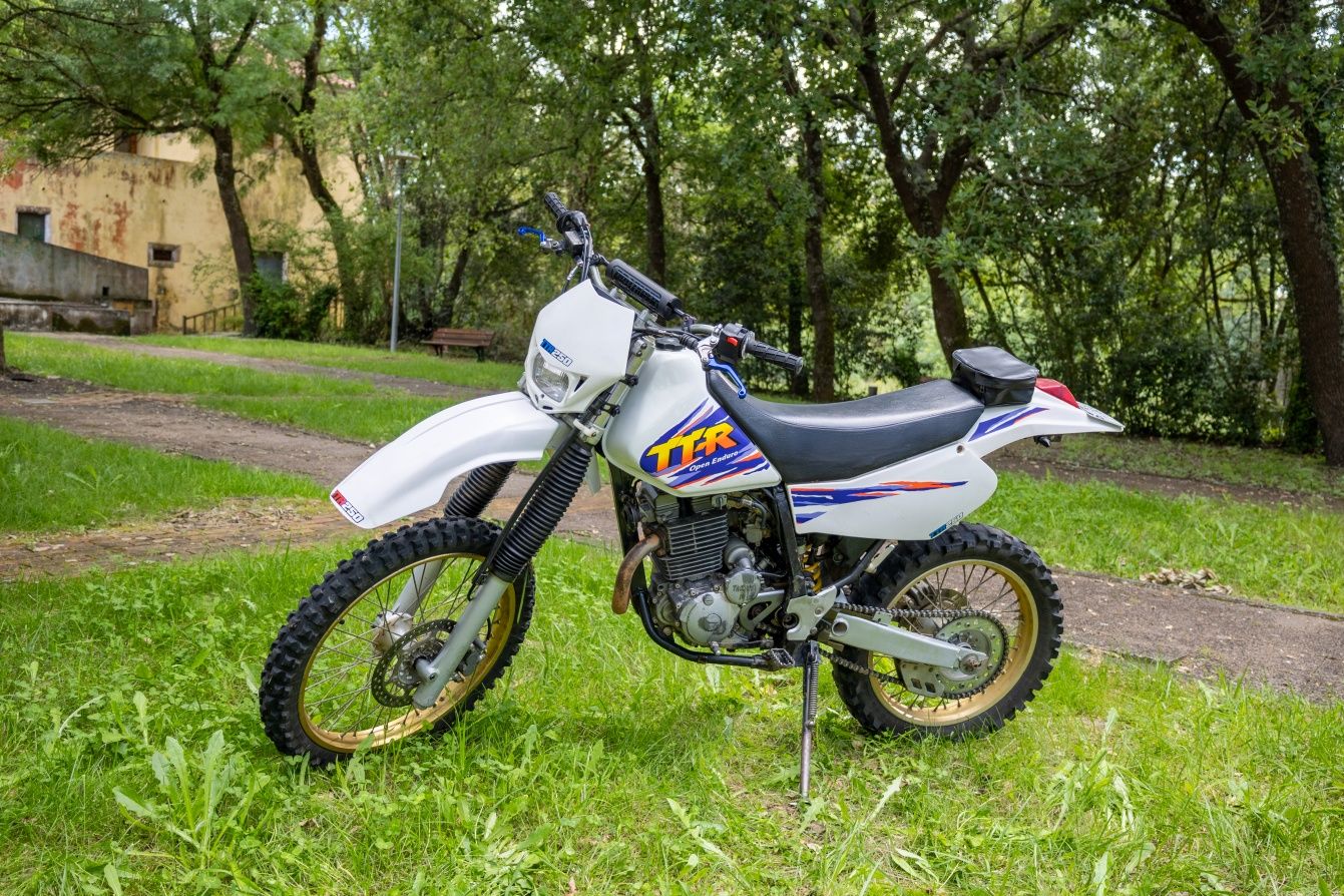 Yamaha TTR250 – Enduro c/matricula | 2 lugares | Carta A2 (até 35kW)