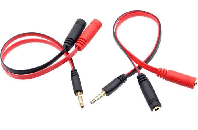 Adapter Kabel Mini Jack mikrofon słuchawki Mozos ASM-1