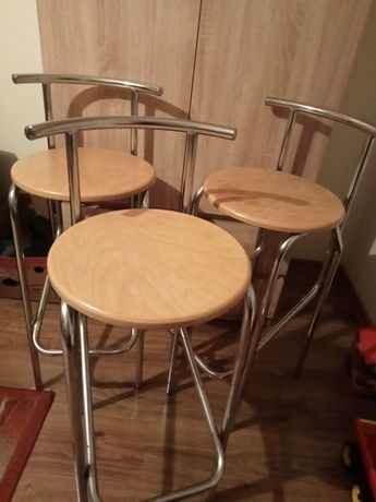 3 Krzesła barowe