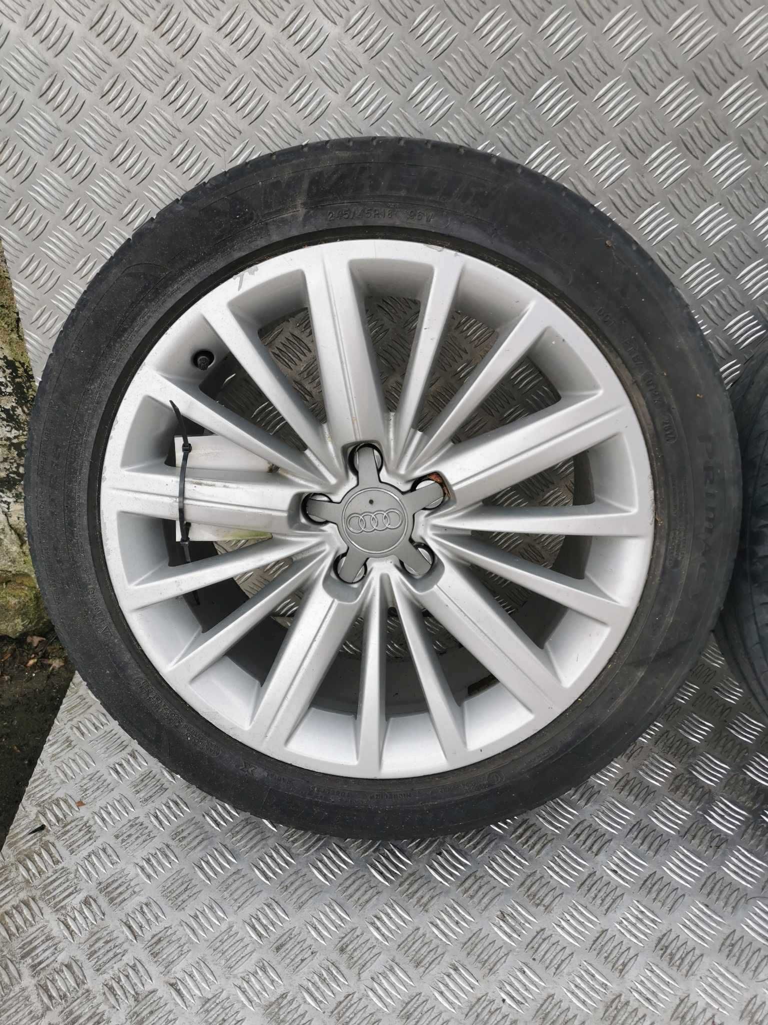 Alufelgi Felgi 18 c ORYGINAŁ AUDI 5x112 Michelin 245/45