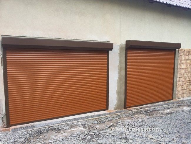 Brama rolowana ocieplana aluminiowa PA77 z napędem na wymiar Szczecin