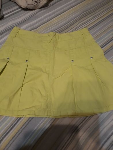 Spódniczka mini PROMOD limonka - L/XL