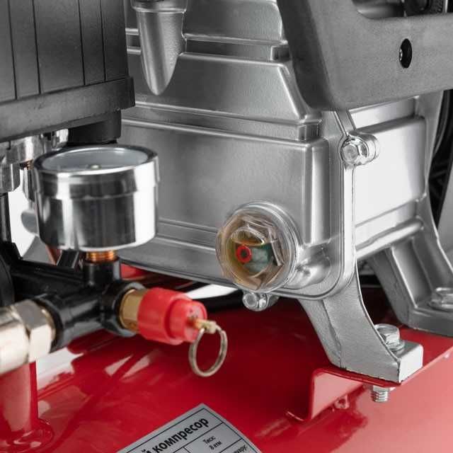 Компресор 24 л, 1.5 кВт, 220 В, 8 aтм, INTERTOOL PT-0009. Новий.