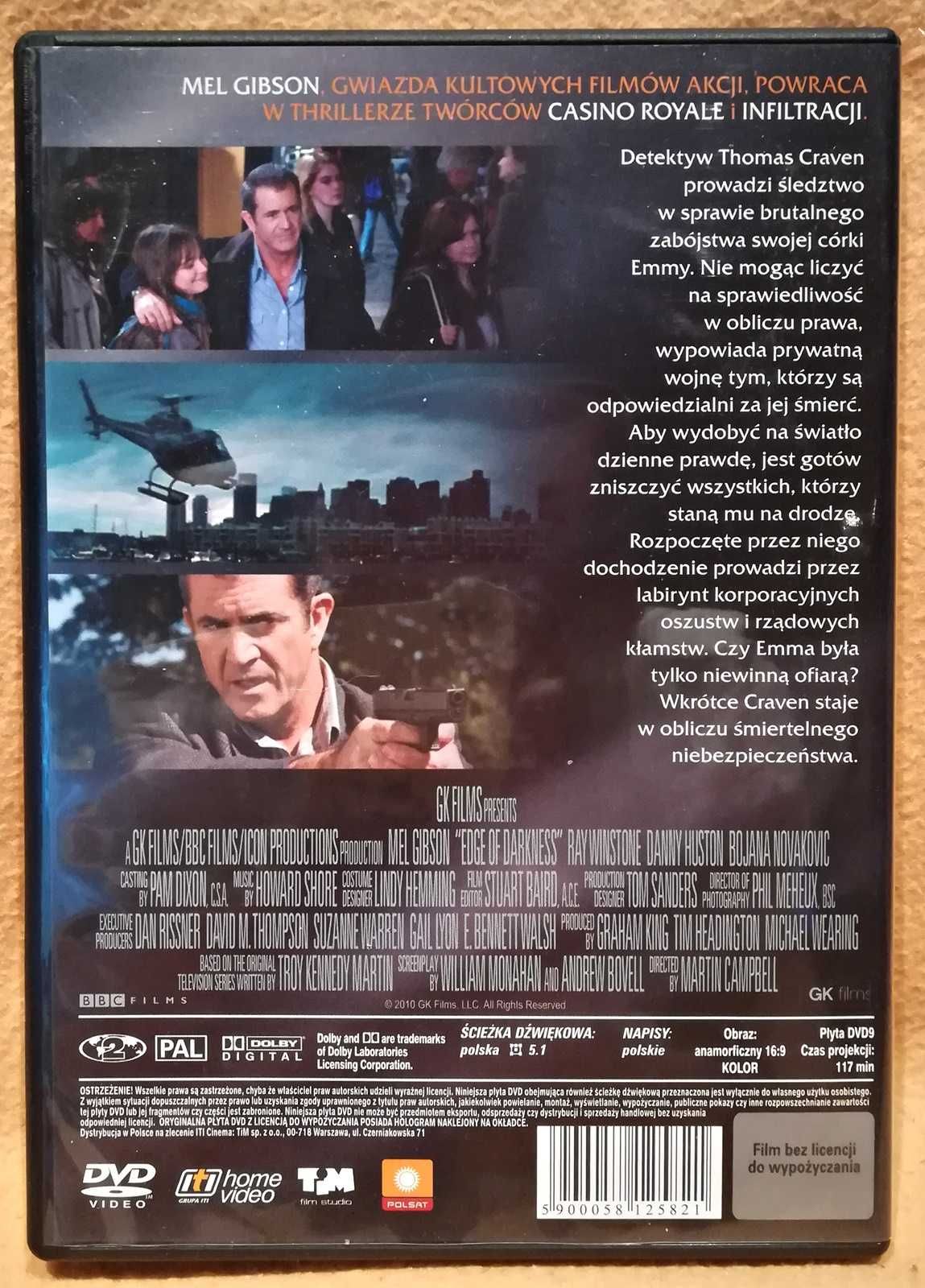 Płyta dvd - Furia - Mel Gibson