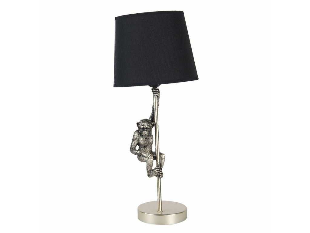 Lampa stołowa z małpką wys. 49cm. 6LMC0049