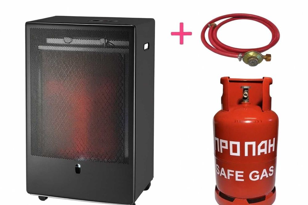 Каталітичний обігрівач TMC Camilla 3100 + Балон 27л + Редуктор + Шланг