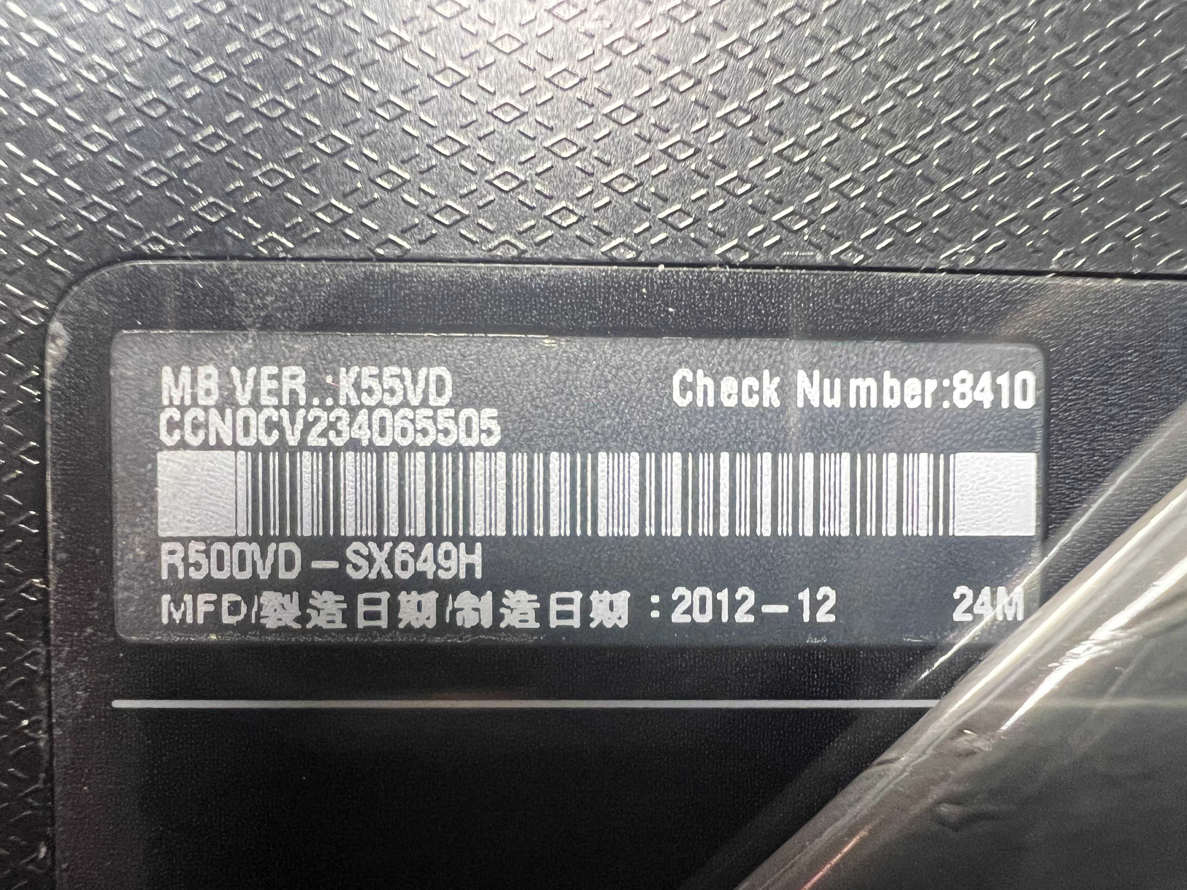 Laptop ASUS K55VD Windows 11
