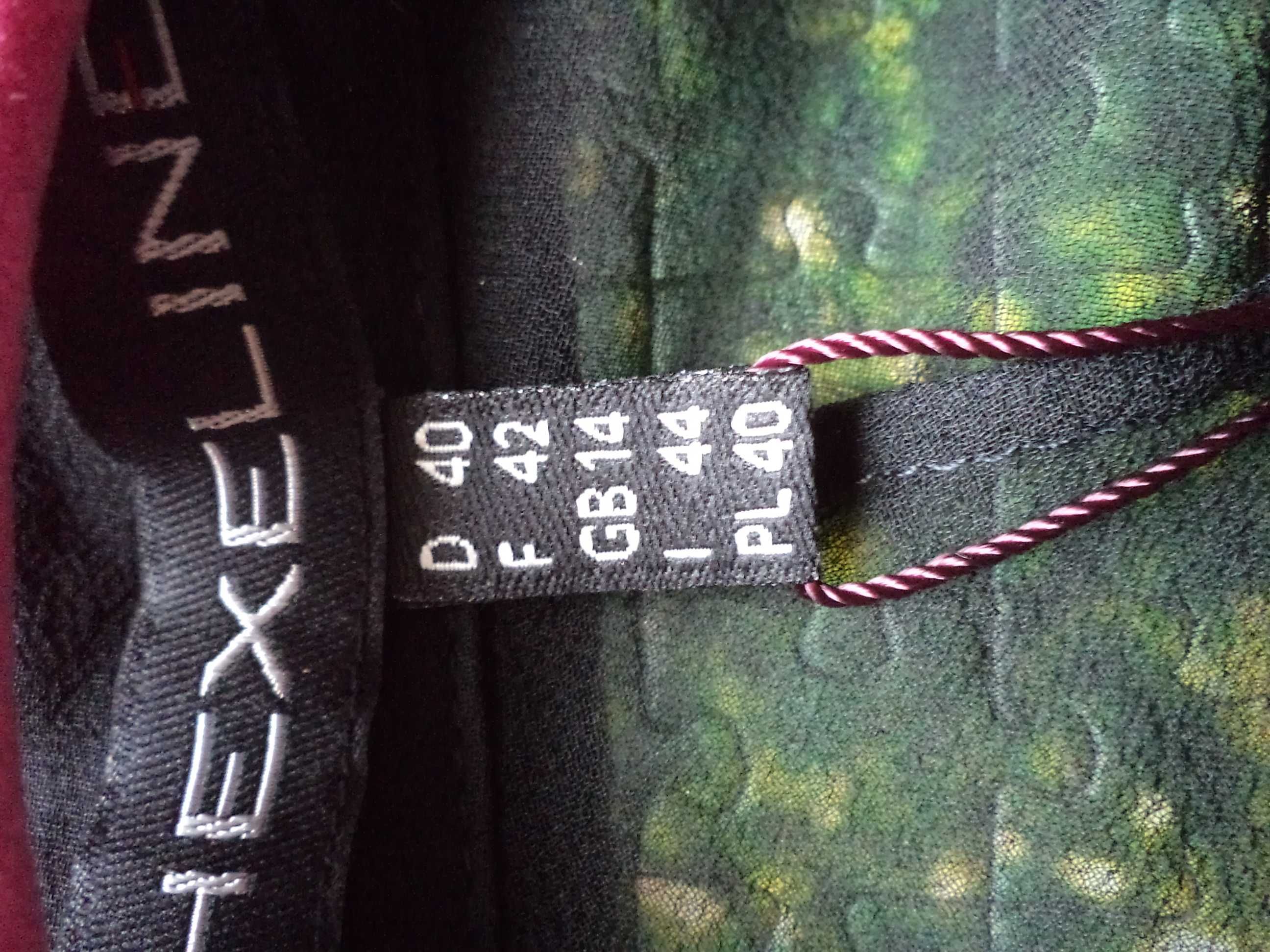 Nowy luksusowy jedwabny zestaw bluzka+top r.40 Hexeline j.Max Mara