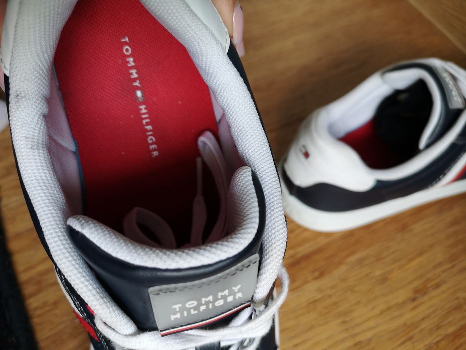 Sneakersy Tommy hilfiger 45 29 skóra skórzane buty sportowe męskie wią