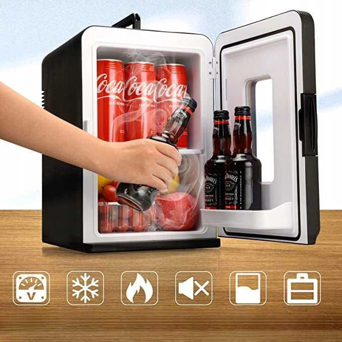 Vasip Przenośna mini lodówka 15L chłodzenie grzanie ECO AC 230V DC 12V