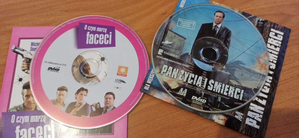 Filmy DVD DVHD CD, programy i gry PC