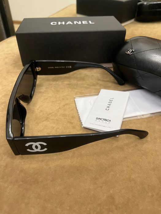 Chanel okulary przeciwsłoneczne czarne