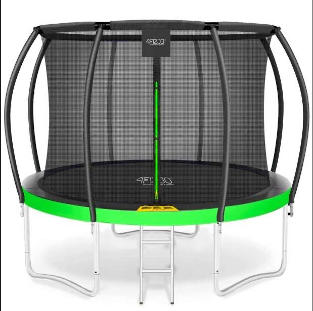 Trampolina z siatką 4FIZJO 312 cm FT 10 (304-312 cm)