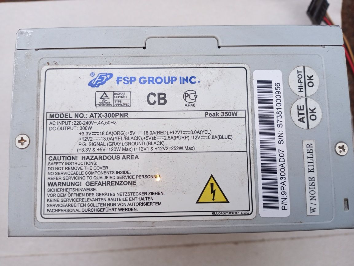 Компьютерный блок питания формата ATX-300PNR
