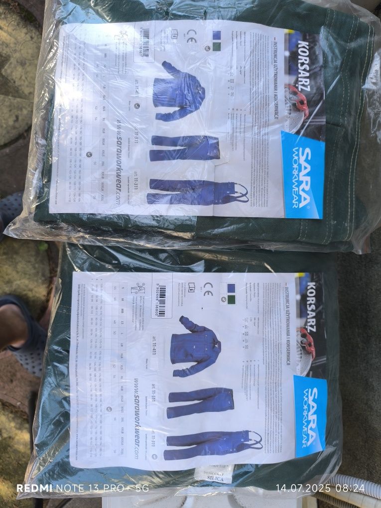 Ubrania robocze  rozmiary 2XL