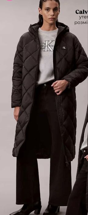 Утеплене пальто жіноче Calvin Klein