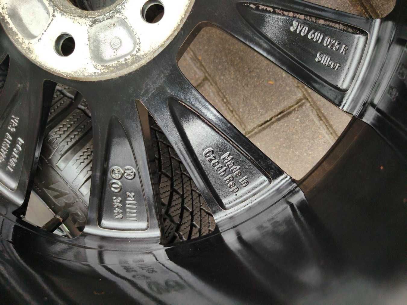5x112 Koła R18 Skoda Superb III ET44 235/45 Bridgestone 7mm 2024r Zima