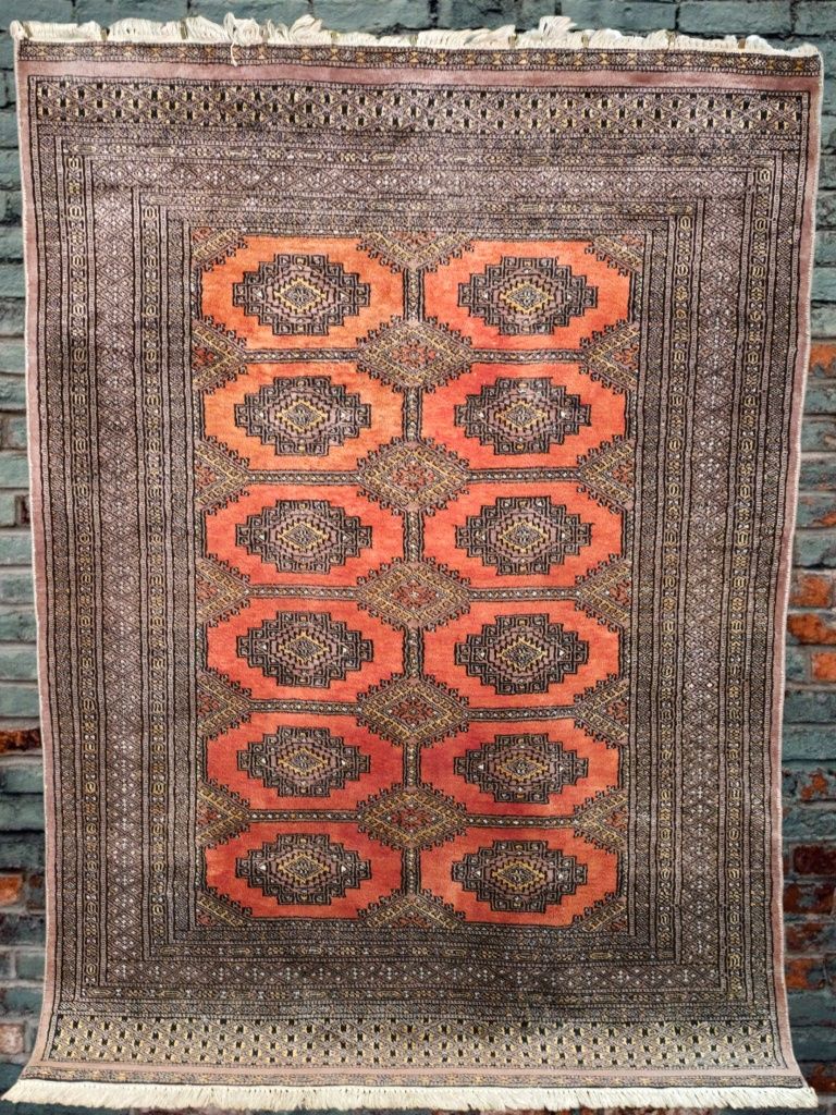 Buchara - Rękodzielo - Kaszmirowy dywan z czystej wełny - 130 x 186 cm