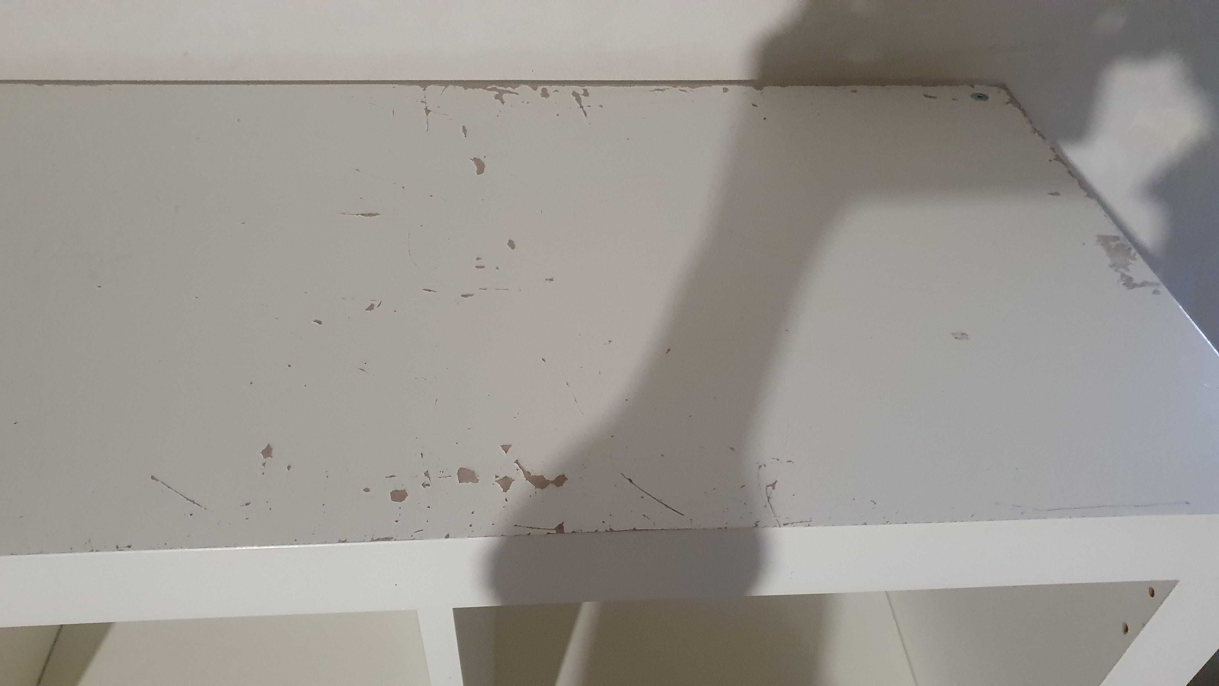 Regał szafka IKEA KALLAX 4x2  z 6 wkładami z drzwiczkami popiel/biel