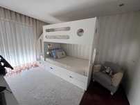 Beliche, cama dupla, colchão de 1x2mt