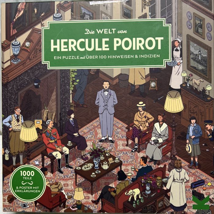 ПАЗЛИ 1000шт Світ Еркюля Пуаро" (The World of Hercule Poirot)