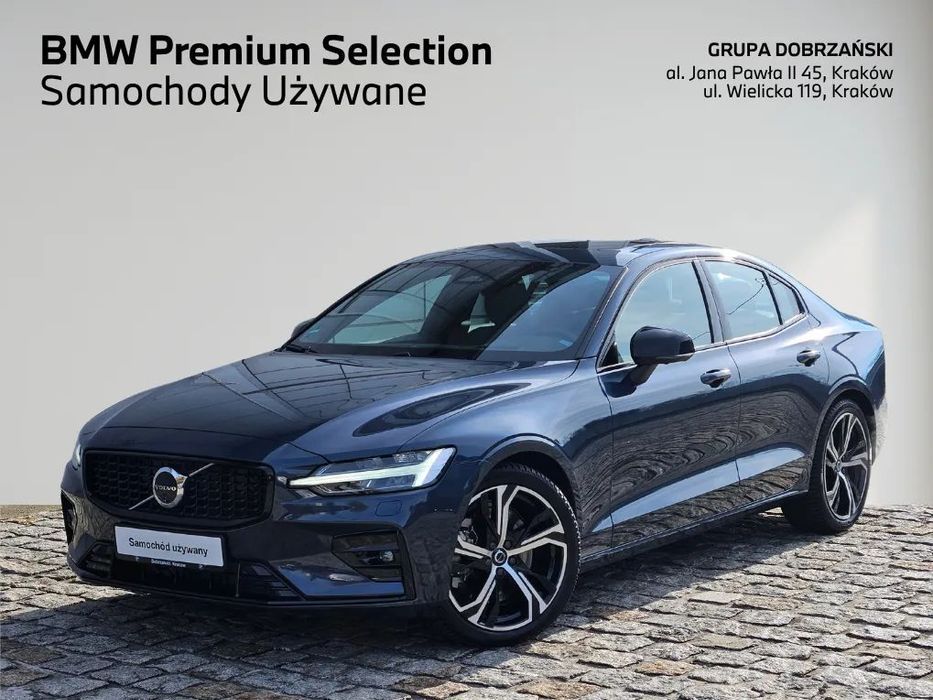 Volvo S60 Ultimate Dark, HUD, Panorama, 360, keyless, Dostęp komf., ACC, FV 23%