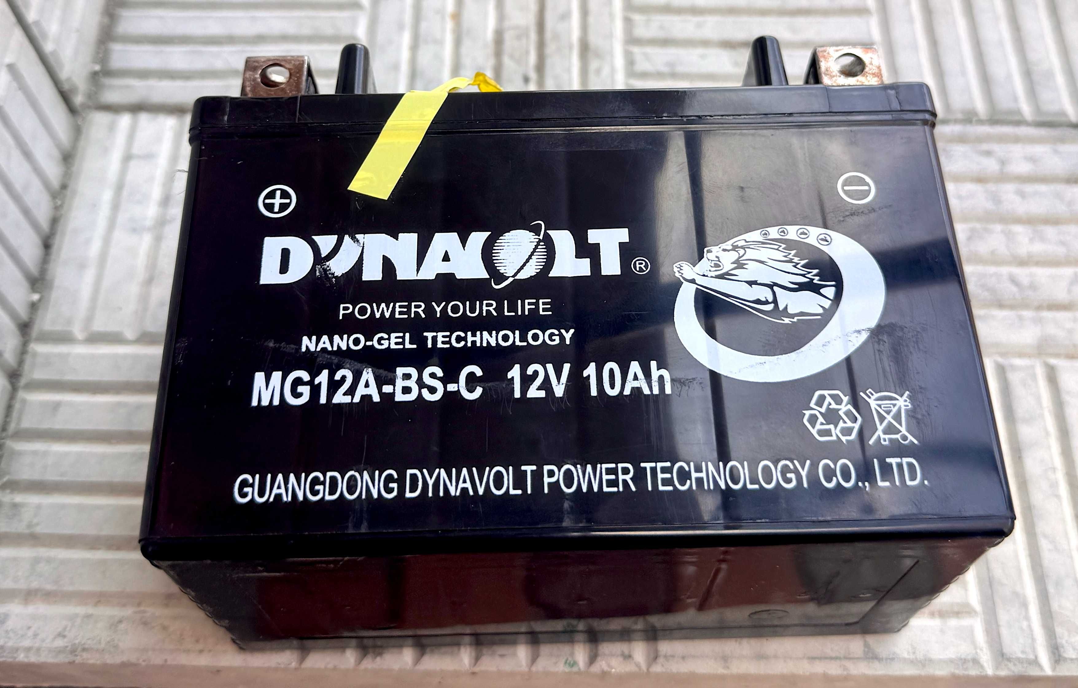 Мото акумулятор dynavolt mg12a-bs-c 12v 10ah