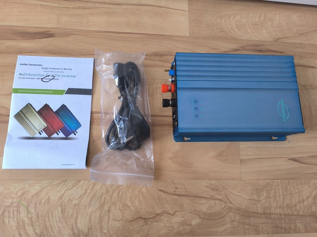 Inwerter PV 500W 24V – MPPT 26–45V do instalacji on-grid , falownik