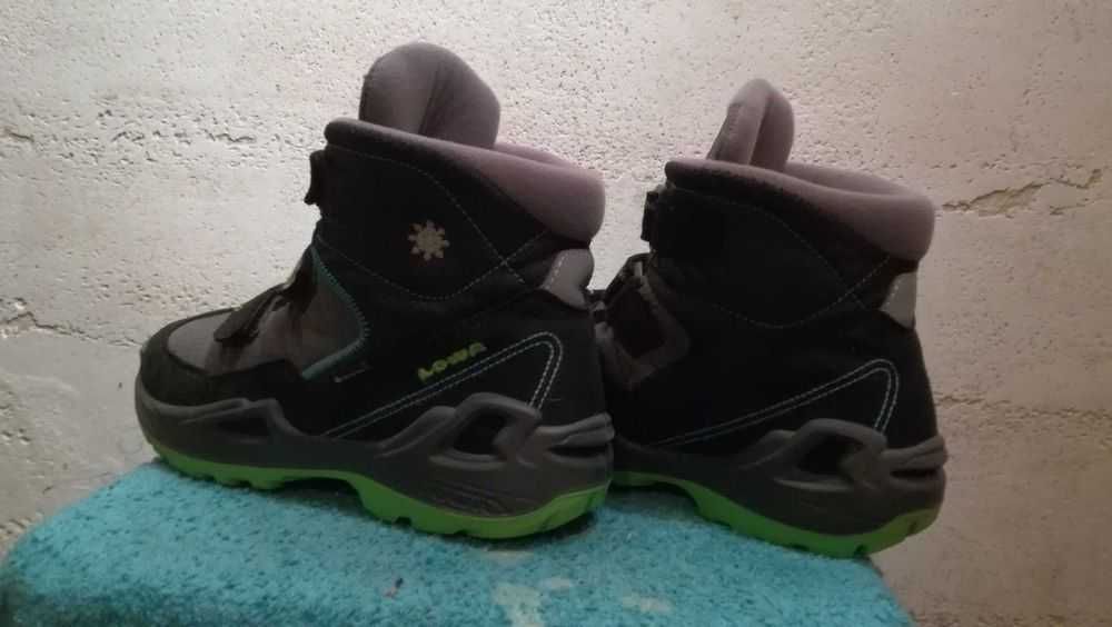 Dziecięce śniegowce LOWA MILO GTX MID r.36 Gore-Tex stan bardzo dobry
