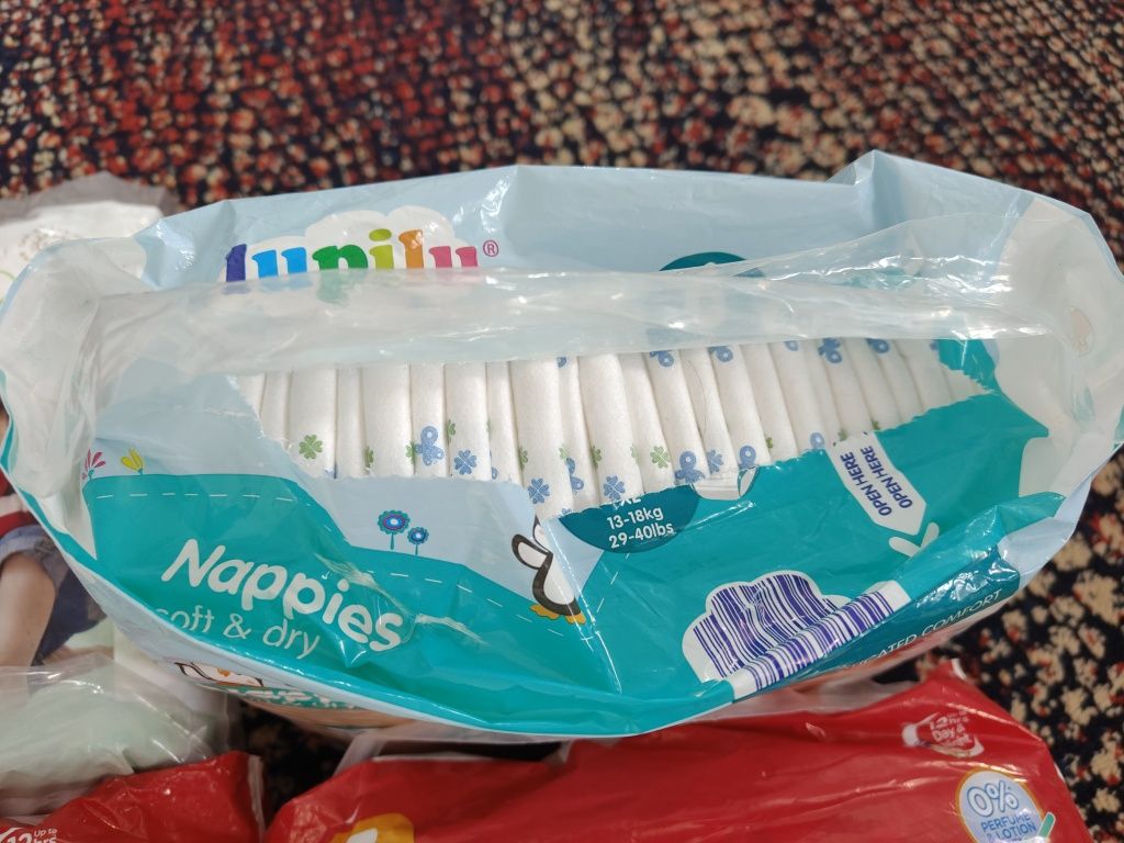 Pampersy nowe rozmiar 6