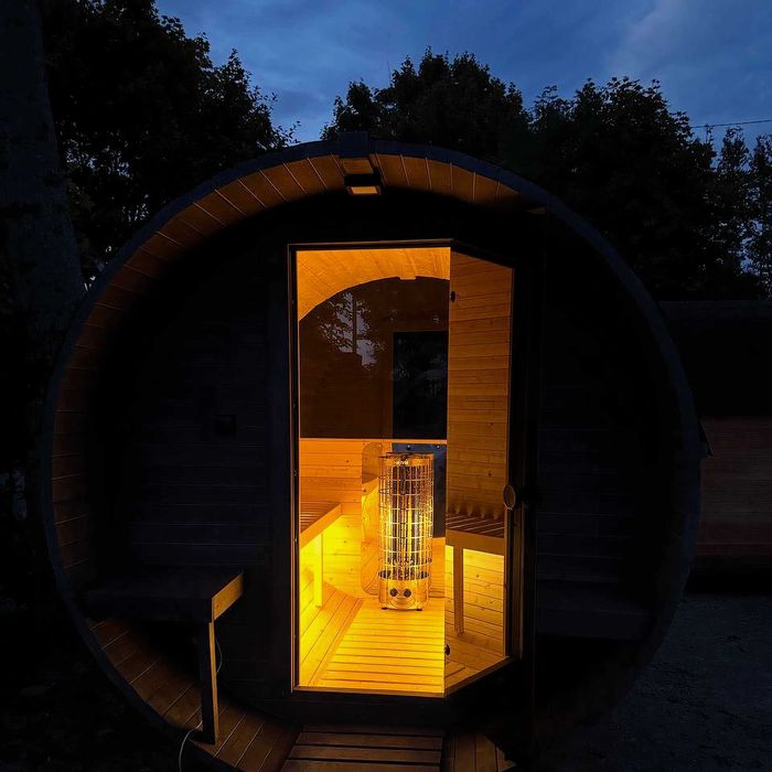 Sauna ogrodowa BECZKA 340 cm do samodzielnego montażu