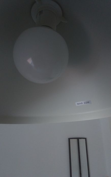 Candeeiro azul bebé