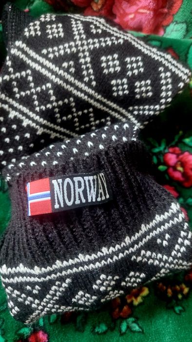 Skarpety wełniane norweskie 36 - 39 długie narciarskie