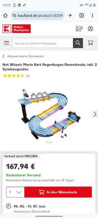 Hot Wheele Mario Kart