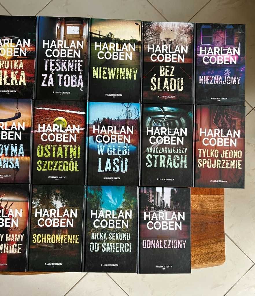 W labiryncie kłamstw - Harlan Coben zestaw 28 książek